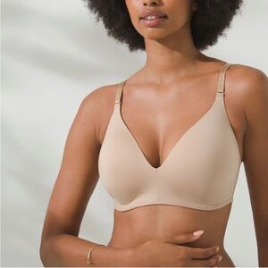 Soma Soft Beige Vanishing 360 Wireless Bra